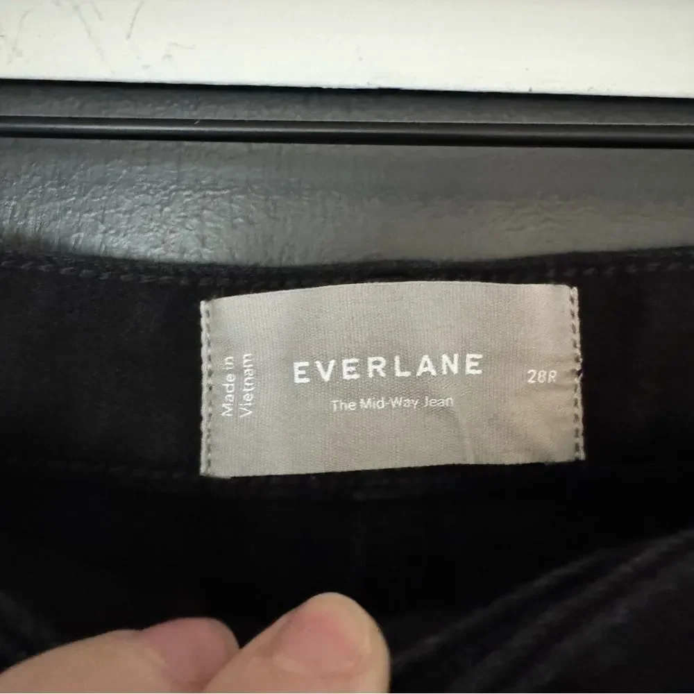 NWT Everlane Mid Way Jean Washed Black sz 28